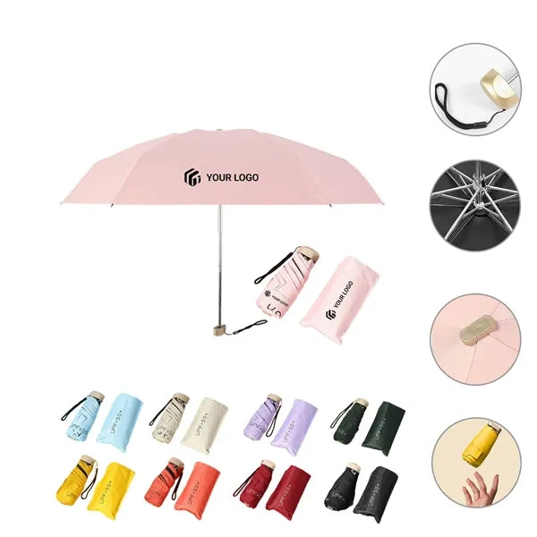 Compact Portable Mini UV&Rain Protection Foldable Umbrella