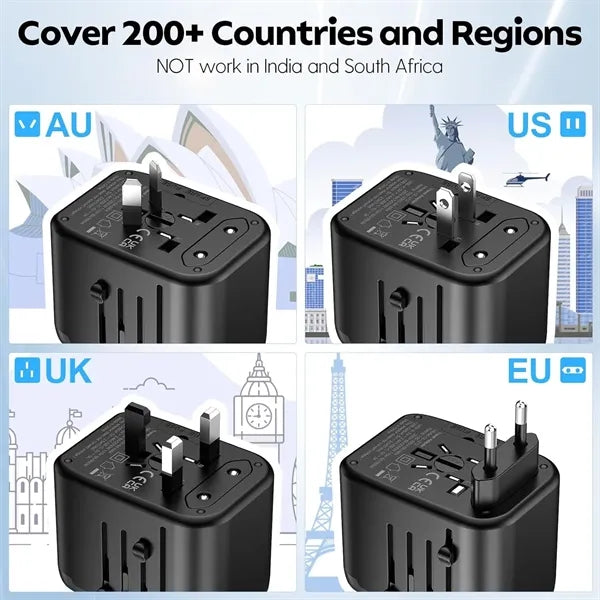 Worldwide Travel Plug Adapter