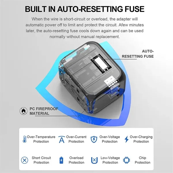 Worldwide Travel Plug Adapter