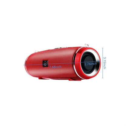 Portable 3D Sound Dual Horns Built-in Card Bluetooth Speaker