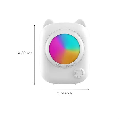 Mini Practical Bluetooth Light Inkless Thermal Printer