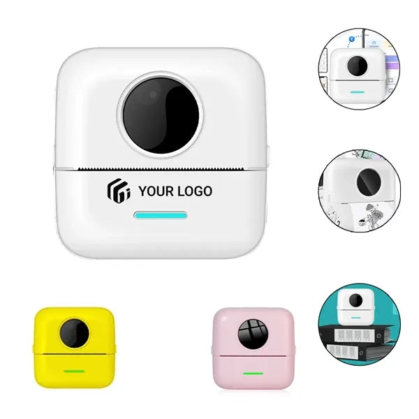 Mini Multi-function Inkless Sticker Photo Thermal Printer
