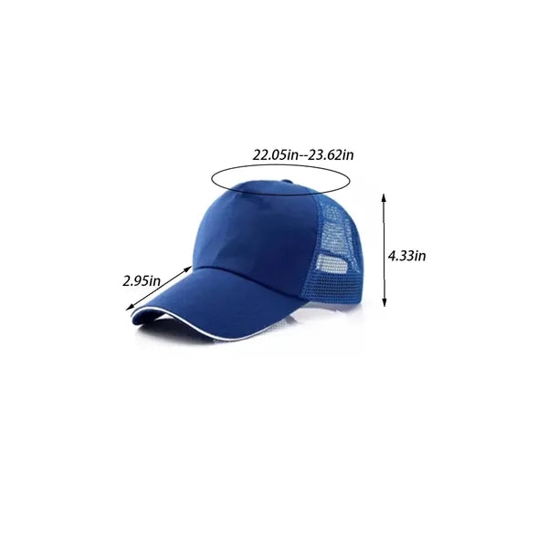 Classic Adjustable Youth Baseball Mesh Cap Trucker Hat