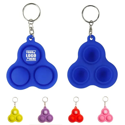Mini Pop it Fidget Keychain