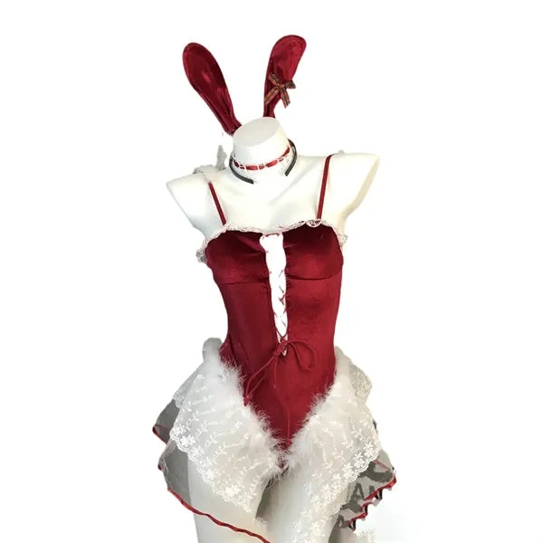 Sexy Christmas Lingerie Red Costume