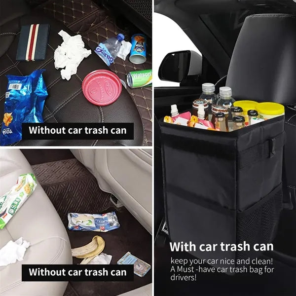 Car Garbage Can With Lid