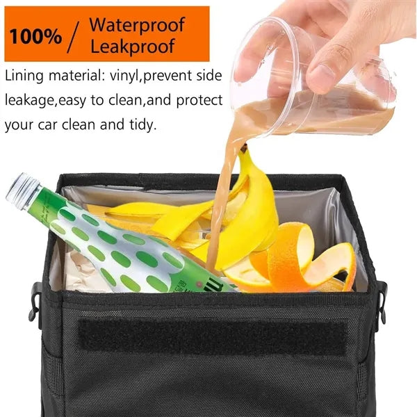 Car Garbage Can With Lid