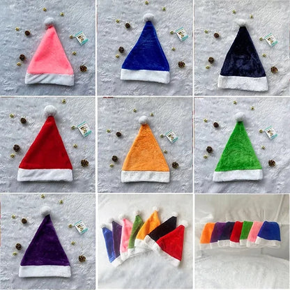 Unisex Christmas Santa Hat for Adults