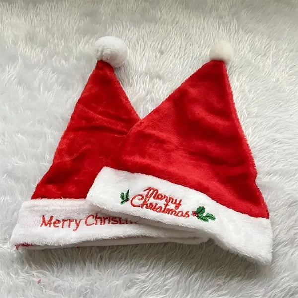 Unisex Christmas Santa Hat for Adults