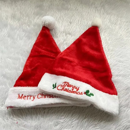 Unisex Christmas Santa Hat for Adults