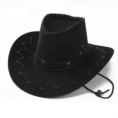 Western windproof Cowboy hat