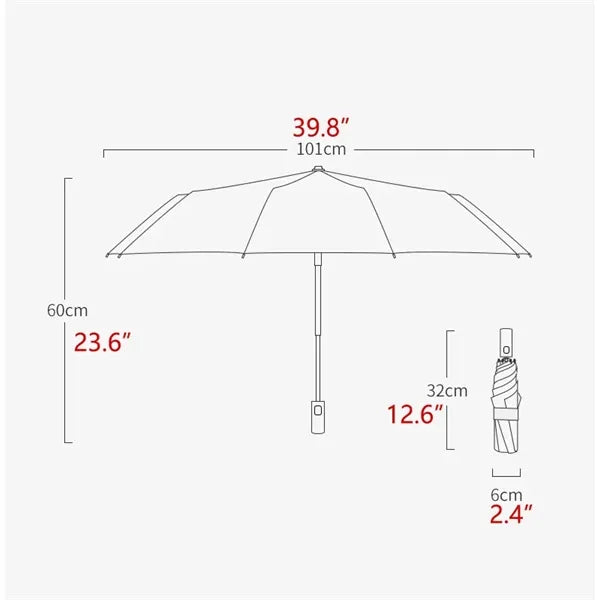 Windproof Travel Compact Automatic Umbrellas