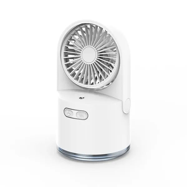 Small Personal Misting Fan with LED Night Light