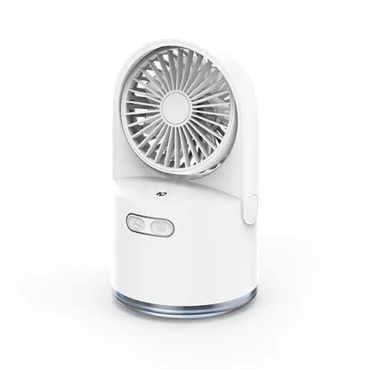Small Personal Misting Fan with LED Night Light