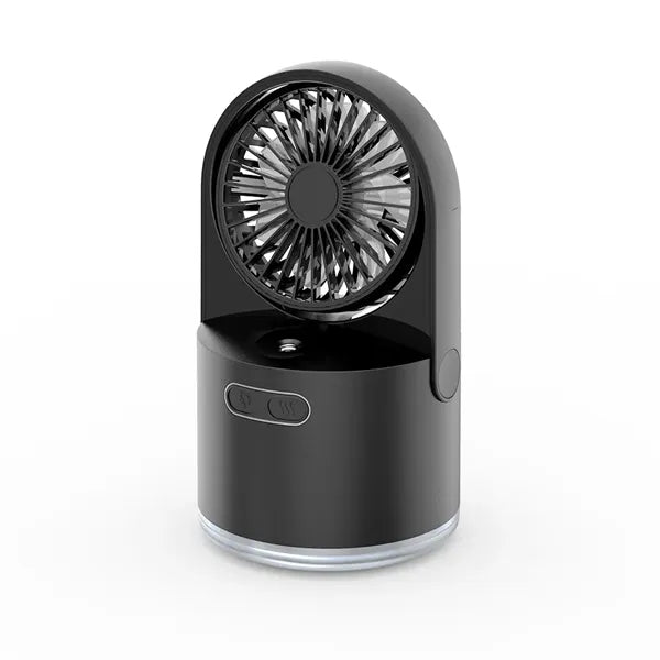 Small Personal Misting Fan with LED Night Light