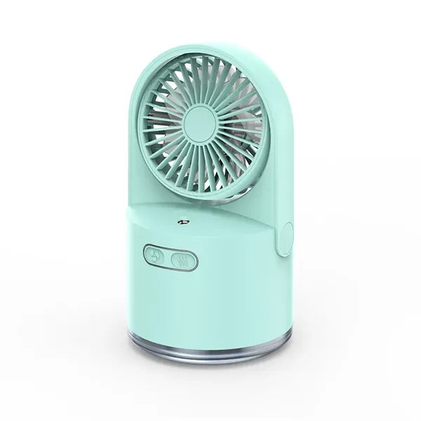 Small Personal Misting Fan with LED Night Light