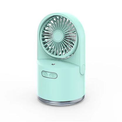 Small Personal Misting Fan with LED Night Light