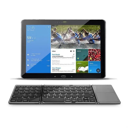 Portable Foldable Bluetooth Wireless Keyboard with Touchpad