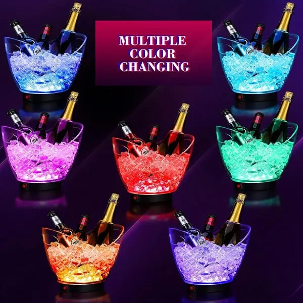 RGB Colorful Changing LED Ice Buckets