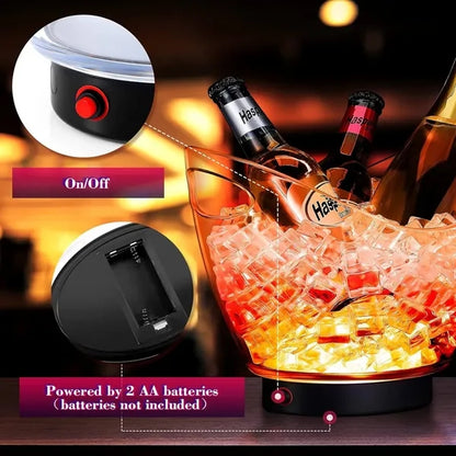 RGB Colorful Changing LED Ice Buckets