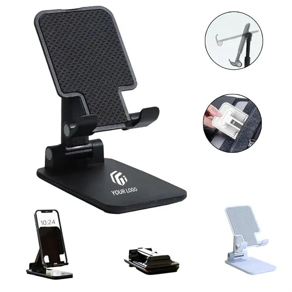 Practical portable foldable desktop mobile phone stand