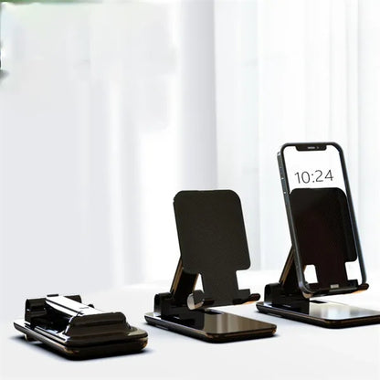Practical portable foldable desktop mobile phone stand