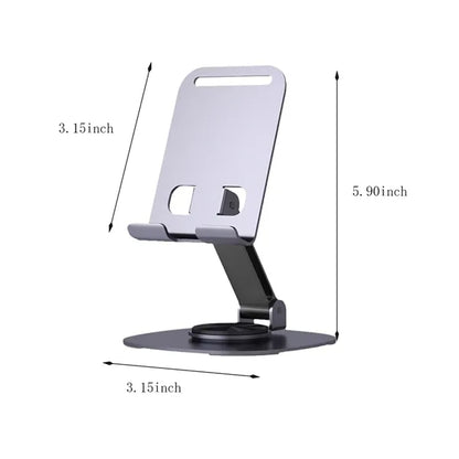 Portable rotatable heat dissipation foldable phone stand