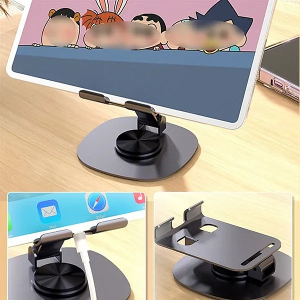 Portable rotatable heat dissipation foldable phone stand