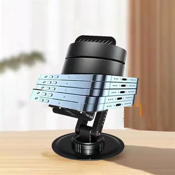 Portable foldable retractable rotating stable phone stand