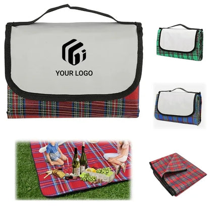 Thickened waterproof foldable portable picnic blanket