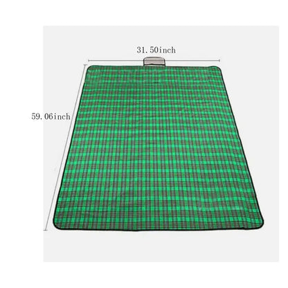 Thickened waterproof foldable portable picnic blanket