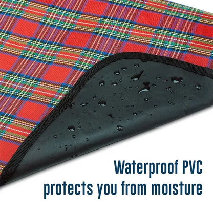 Thickened waterproof foldable portable picnic blanket