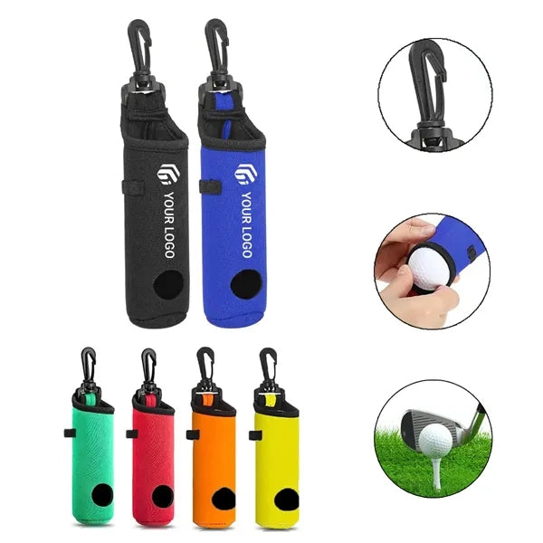 Large Capacity Practical Portable Golf Ball Bag with Hook