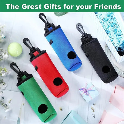 Large Capacity Practical Portable Golf Ball Bag with Hook