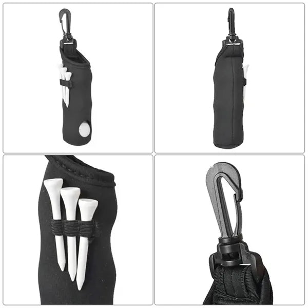 Large Capacity Practical Portable Golf Ball Bag with Hook