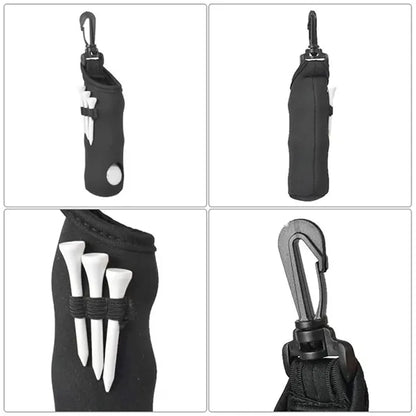 Large Capacity Practical Portable Golf Ball Bag with Hook