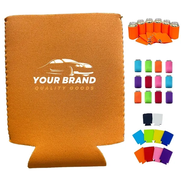 Beer And Coke Can Insulation Pads With Folding Bottom Cover