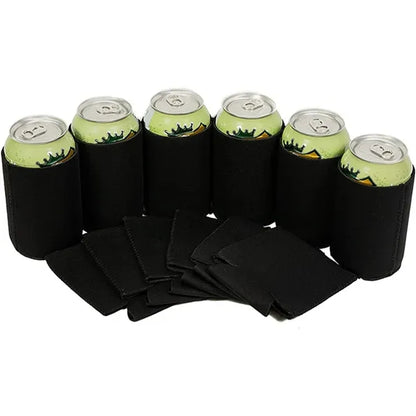 Beer And Coke Can Insulation Pads With Folding Bottom Cover