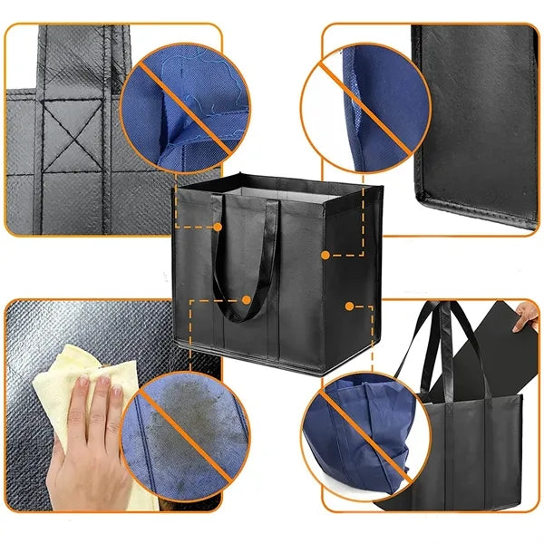 Multifunctional foldable large capacity durable shopping bag