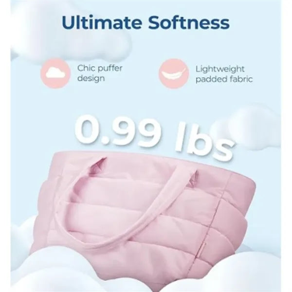 Large capacity fashionable light fluffy handbag shoulder bag