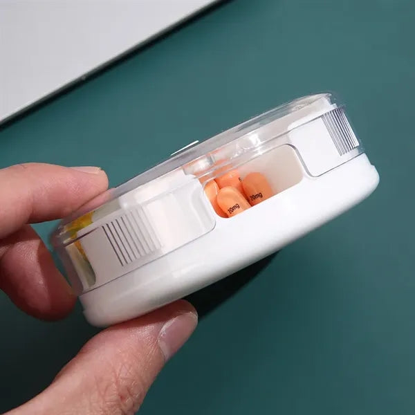 4 in 1 Plastic Portable Travel Pill Organizer Case Box