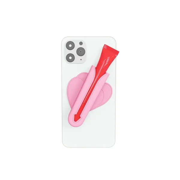 Silicone Lip Balm Holder Stand For Mobile Phone