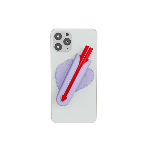 Silicone Lip Balm Holder Stand For Mobile Phone