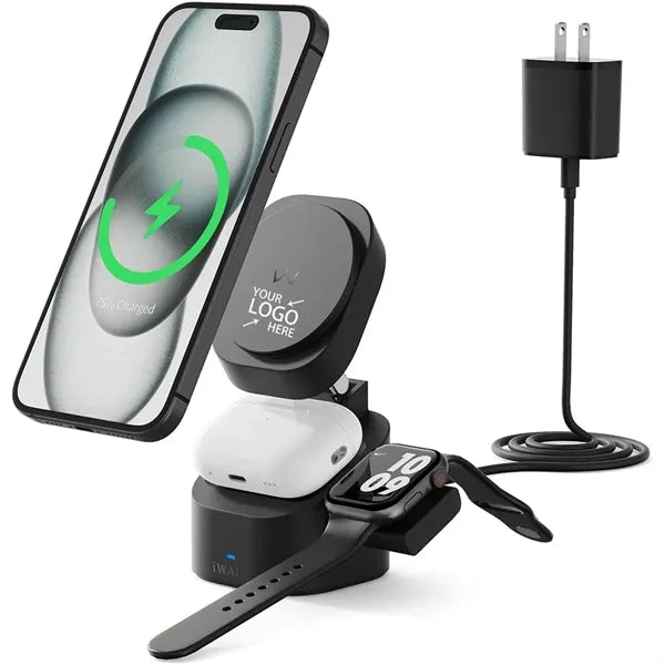 3 in 1 Foldable Wireless Charging Station