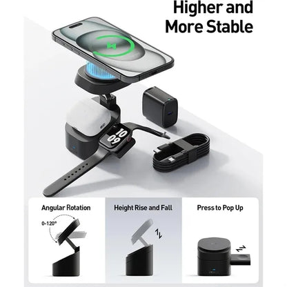 3 in 1 Foldable Wireless Charging Station