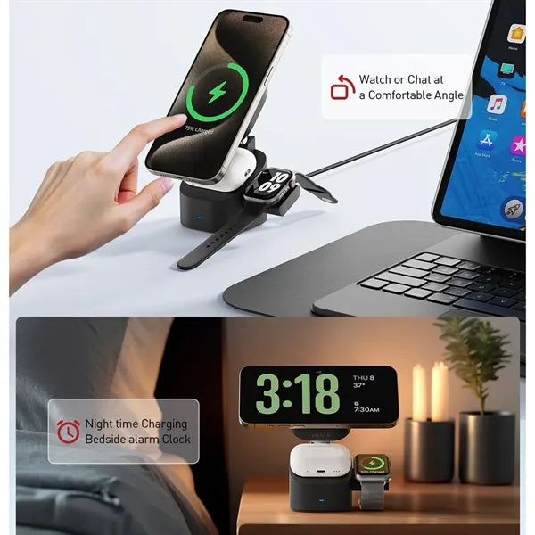 3 in 1 Foldable Wireless Charging Station