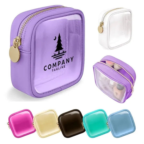 Clear Mini Travel Makeup Bag