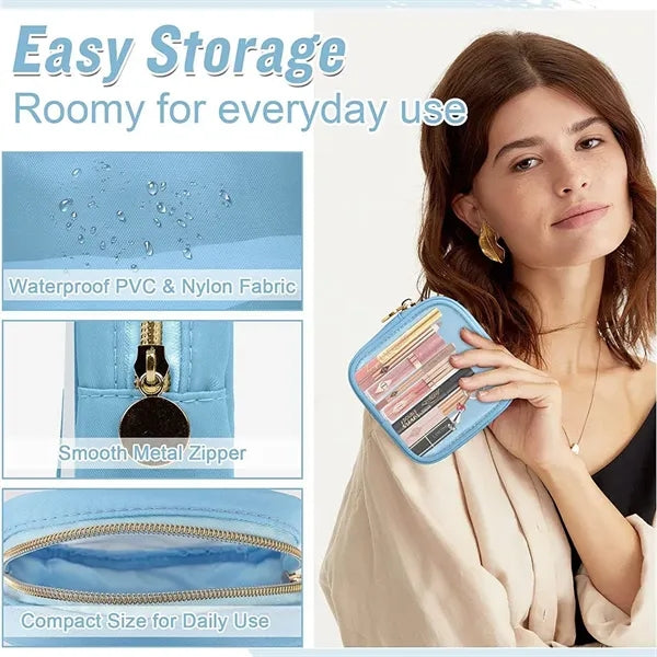 Clear Mini Travel Makeup Bag