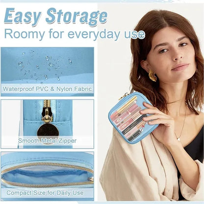 Clear Mini Travel Makeup Bag