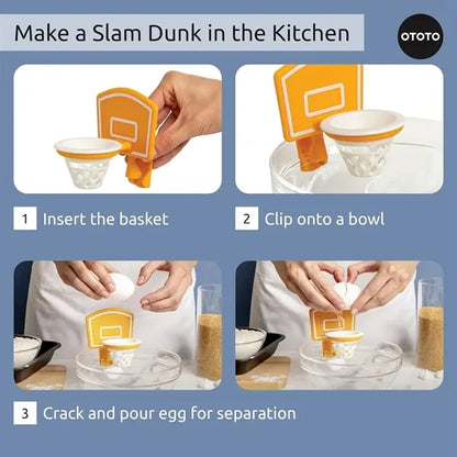 Basketball Net Design Egg Yolk Separator